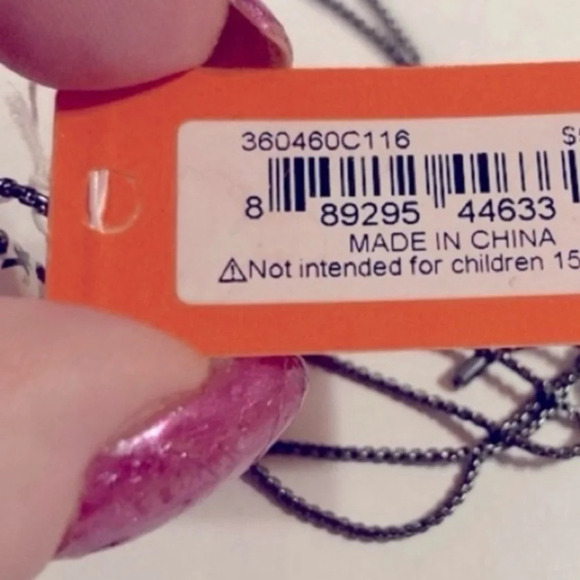 BETSEY JOHNSON SET Halloween Skeleton Glow in Dark Necklace & Earrings NEW NWT - Picture 11 of 11